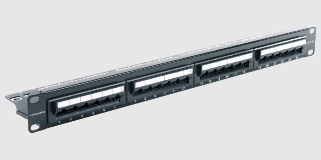 45° Series UTP Patch Panel Category 6+ 24 Port