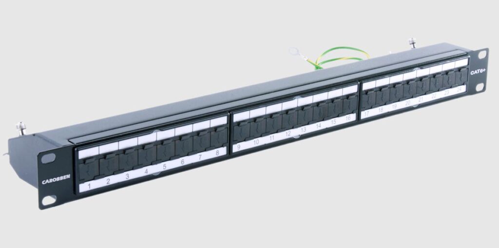 Secure Sort Series STP Patch Panel Category 6+ 24 Port